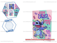 SVESKA A5 50L DIKTO STITCH DISNEY                           