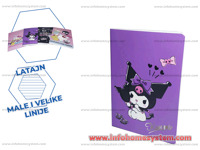 SVESKA A5 52L LATAJN KUROMI I KITTY SANRIO                          