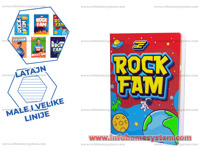 SVESKA A5 50L LATAJN ROCKFAM DEX ROCK                       