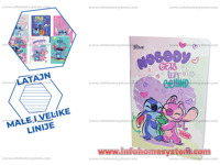 SVESKA A5 50L LATAJN STITCH DISNEY                          