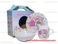 DECIJI SET ZA DORUCAK 3/1 SOVA                              