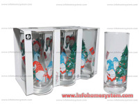 NOVOGODISNJA CASA 6/1 DEDA MRAZ UNIGLASS                    