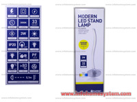 STONA LAMPA LED STAND PLATINET                              