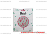 BALON IT`S A GIRL FALSETO FESTA                             