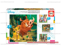 PUZLE 1/4 PROGRESSIVE DISNEY EDUCA                                      